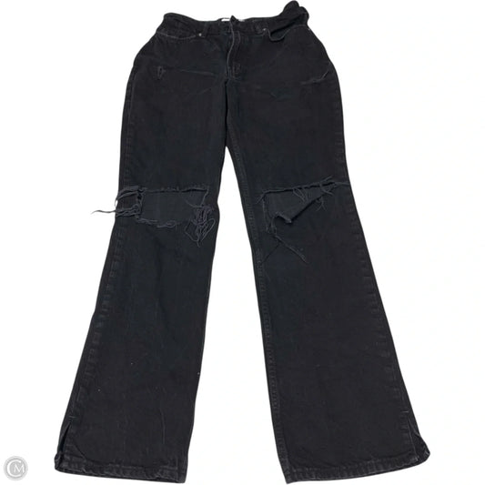 Jeans Straight By We The Free In Black Denim, Size: 8