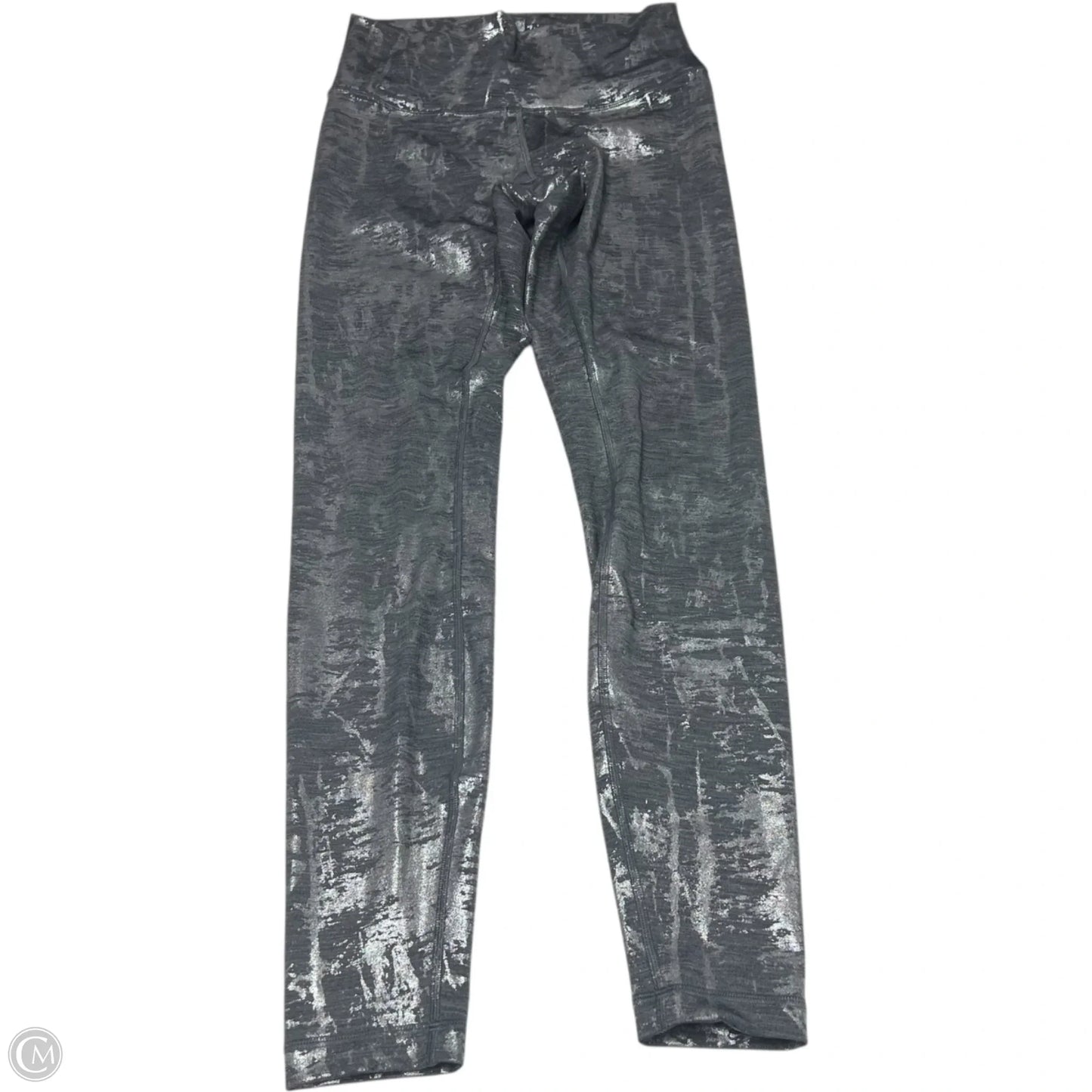 Athletic Leggings By Lululemon In Silver, Size: S