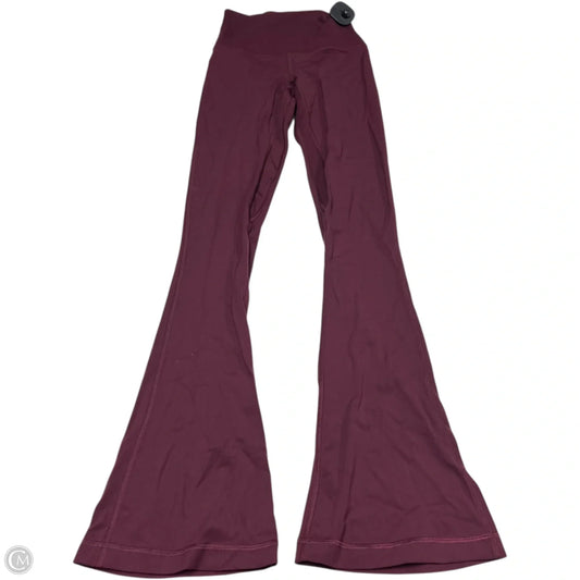 Athletic Leggings By Lululemon In Red, Size: Xs
