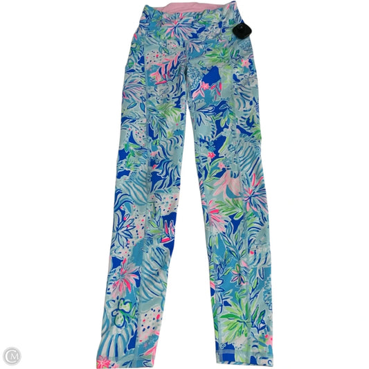 Pants Designer By Lilly Pulitzer In Blue & Pink, Size: Xxs
