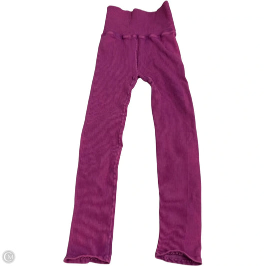 Pants Leggings By Free People In Purple, Size: Xs