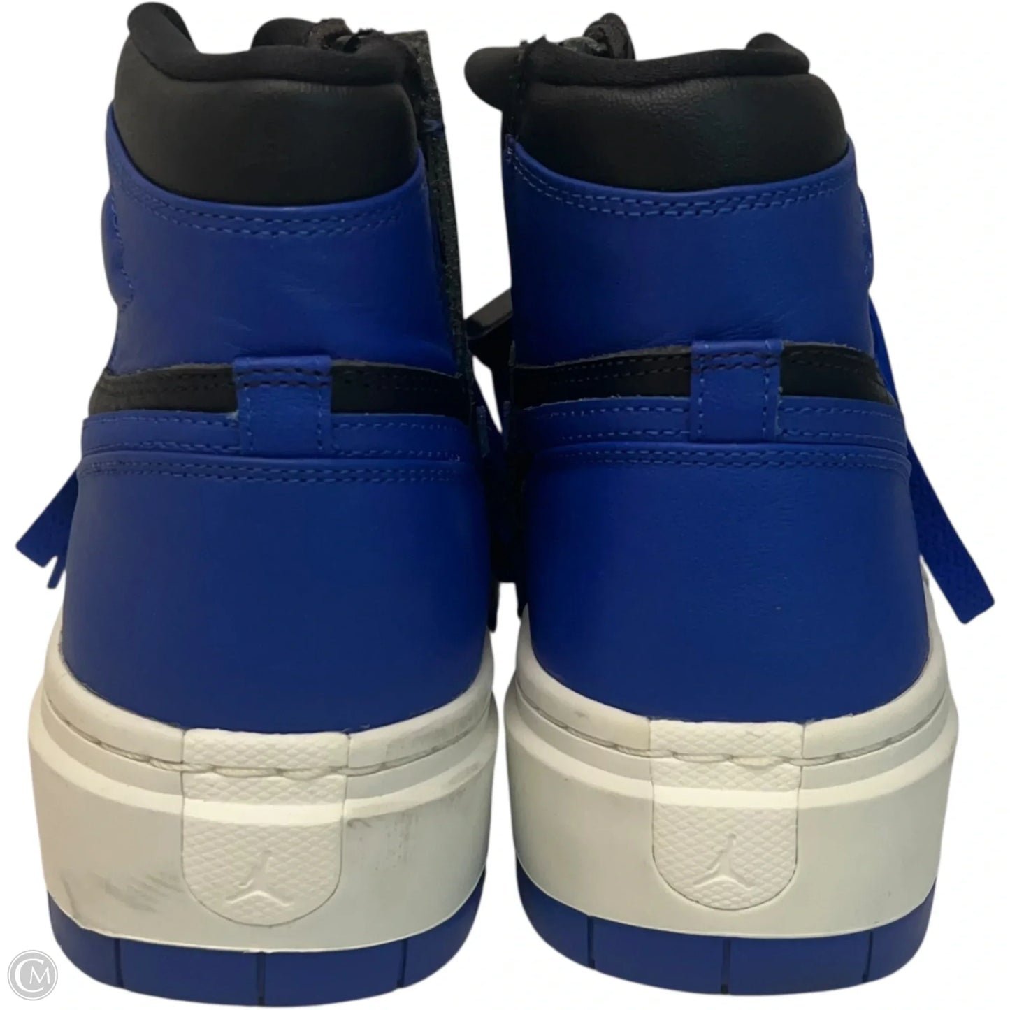 Shoes Luxury Designer By Jordan In Black & Blue, Size: 9.5