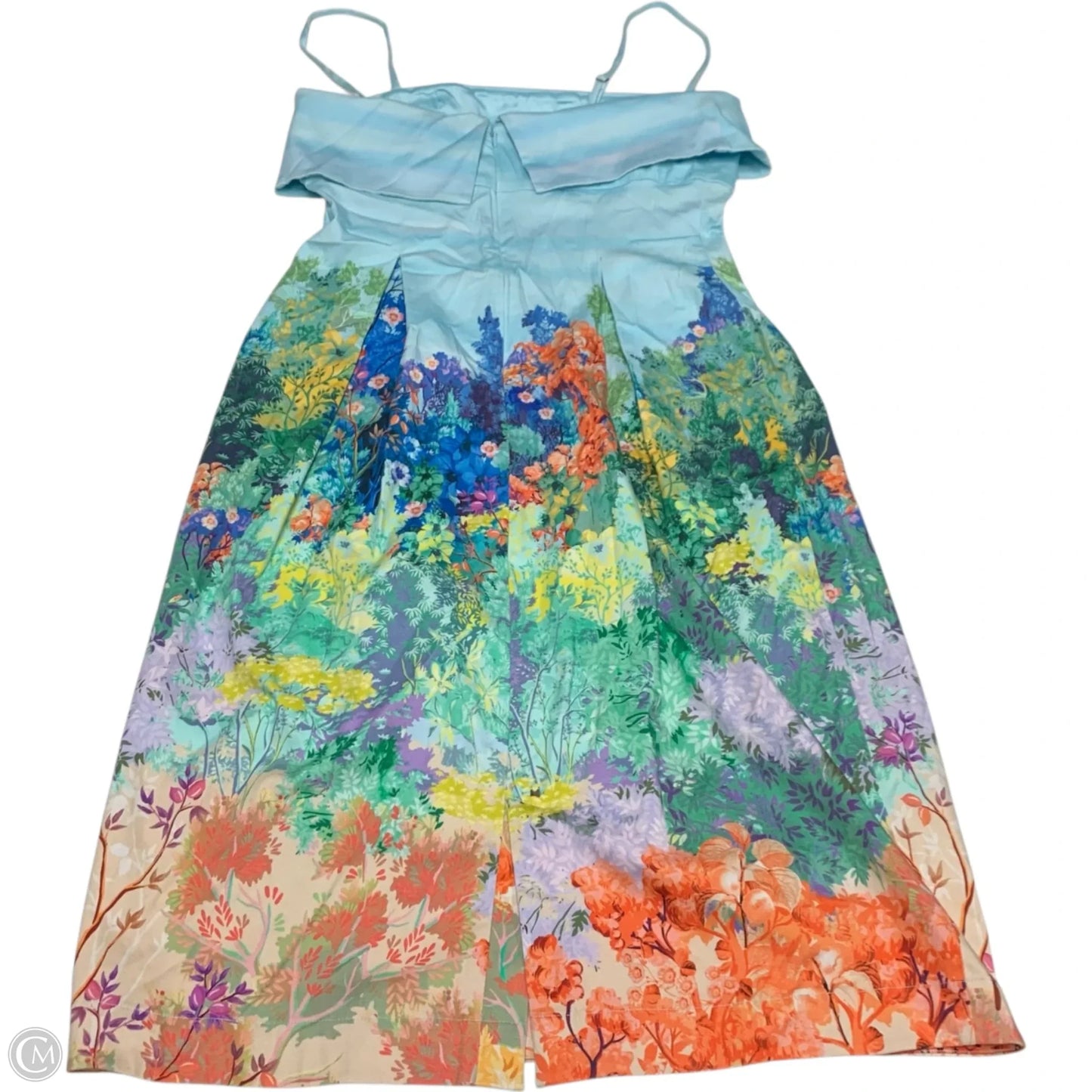 Dress Casual Midi By Anthropologie In Floral Print, Size: S