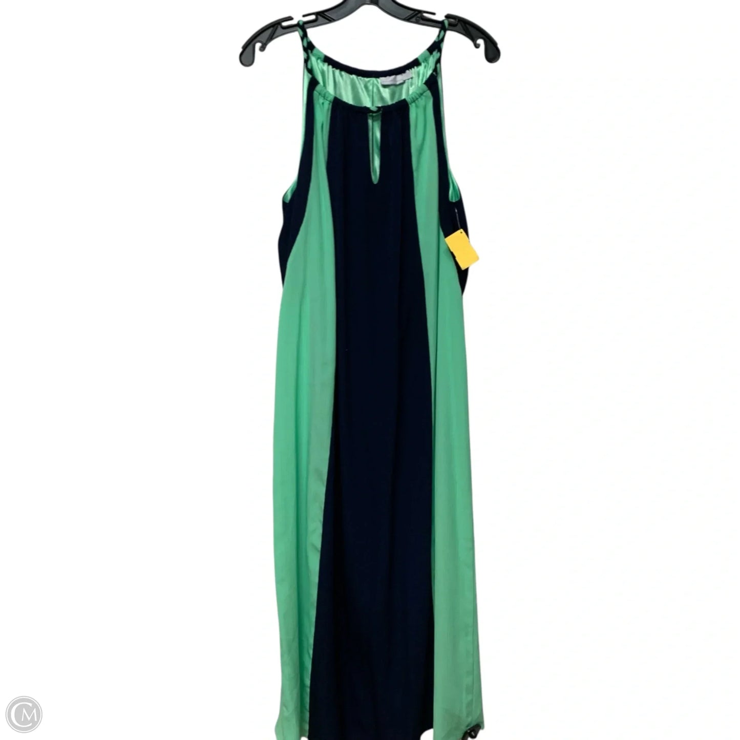 Dress Casual Maxi By New York And Co In Blue & Green, Size: Xl