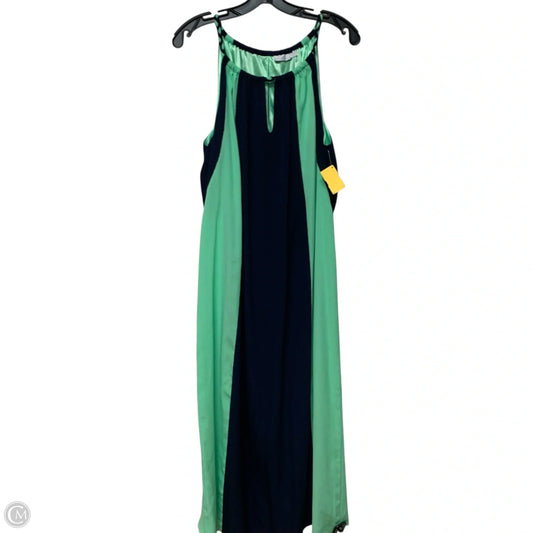 Dress Casual Maxi By New York And Co In Blue & Green, Size: Xl