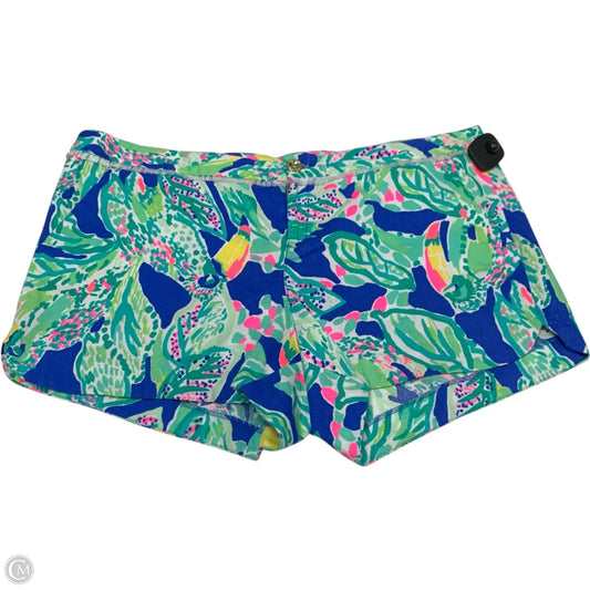 Shorts Designer By Lilly Pulitzer In Blue & Green, Size: 16