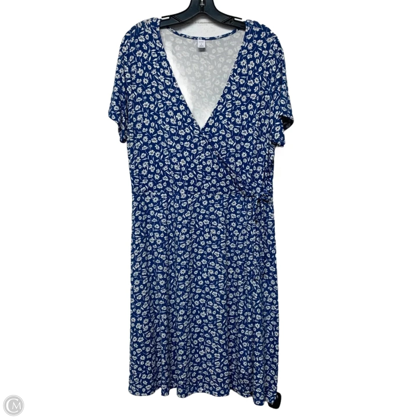 Dress Casual Short By Old Navy In Blue & White, Size: Xl