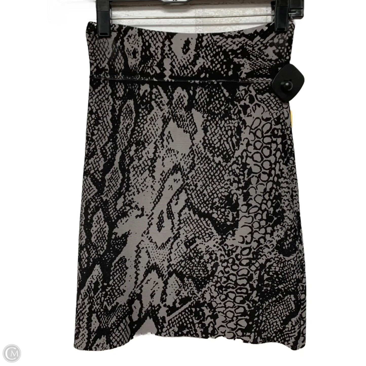 Skirt Mini & Short By Bcbgmaxazria In Black & Grey, Size: Xs