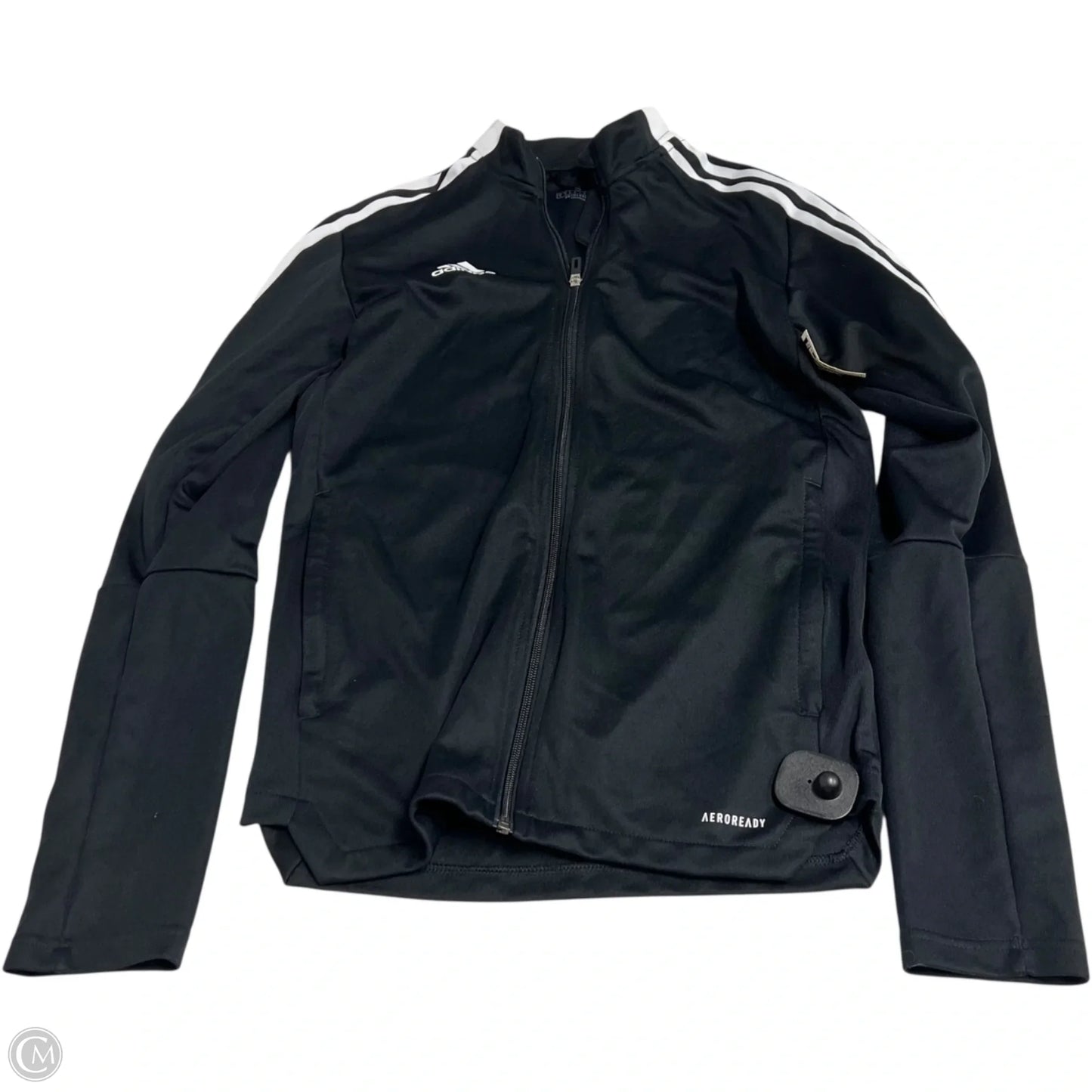 Athletic Jacket By Adidas In Black, Size: S