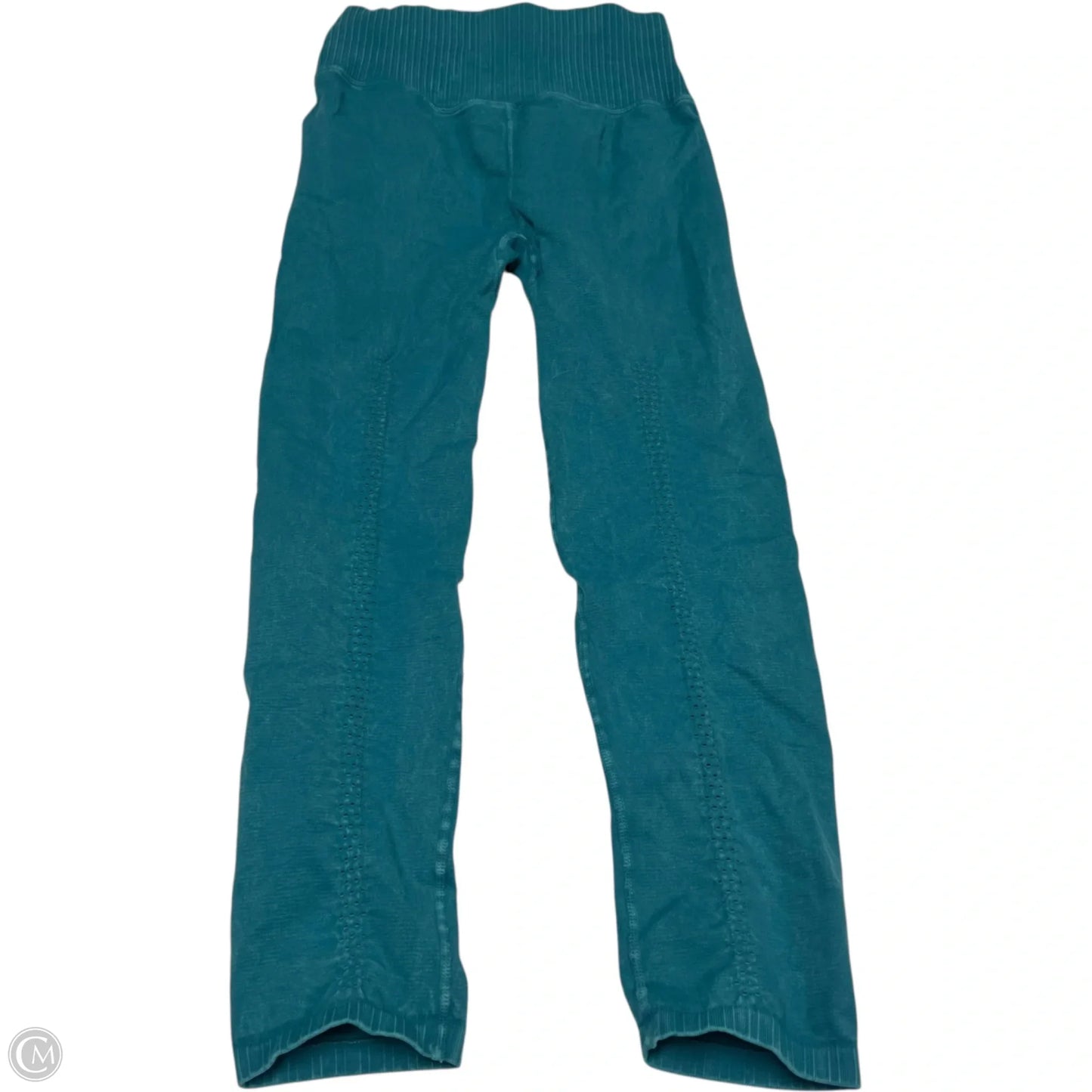 Athletic Leggings By Free People In Blue, Size: M