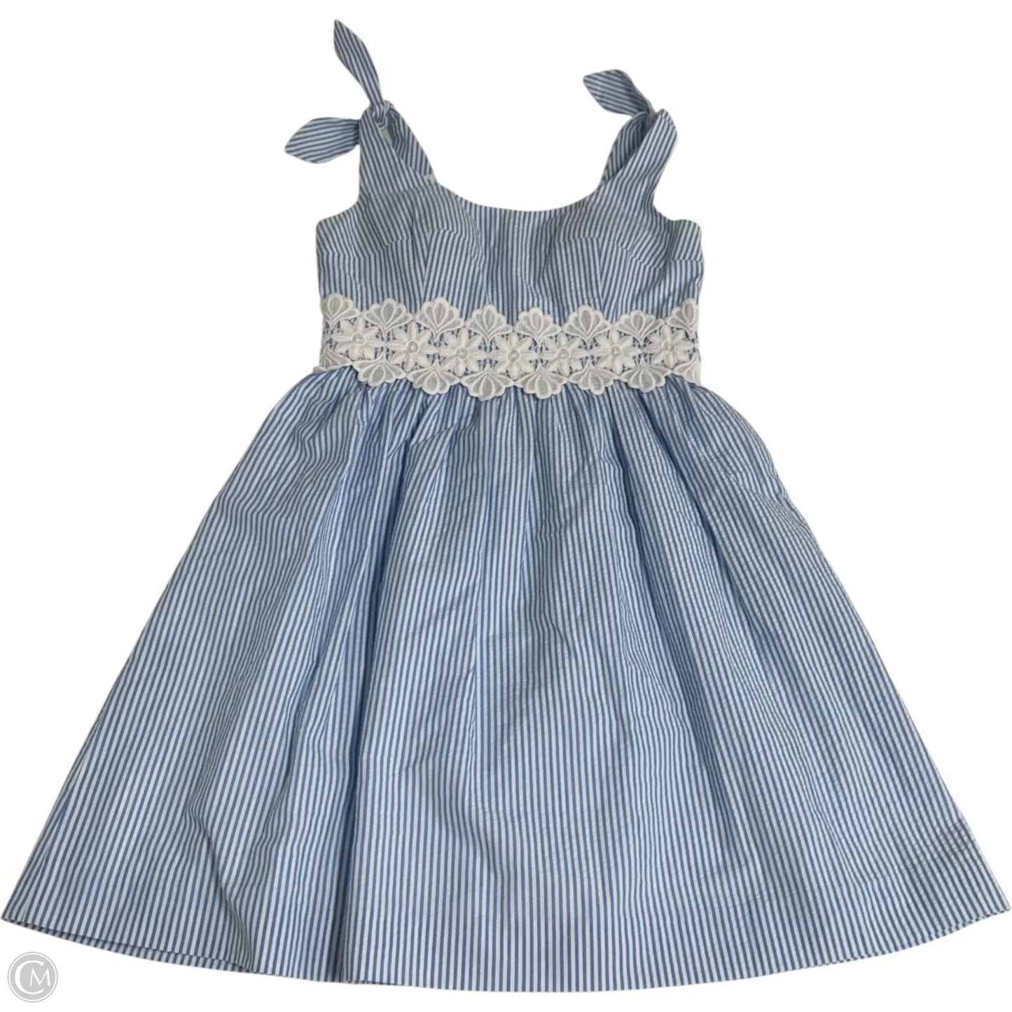 Dress Designer By Lilly Pulitzer In Blue & White, Size: Xs