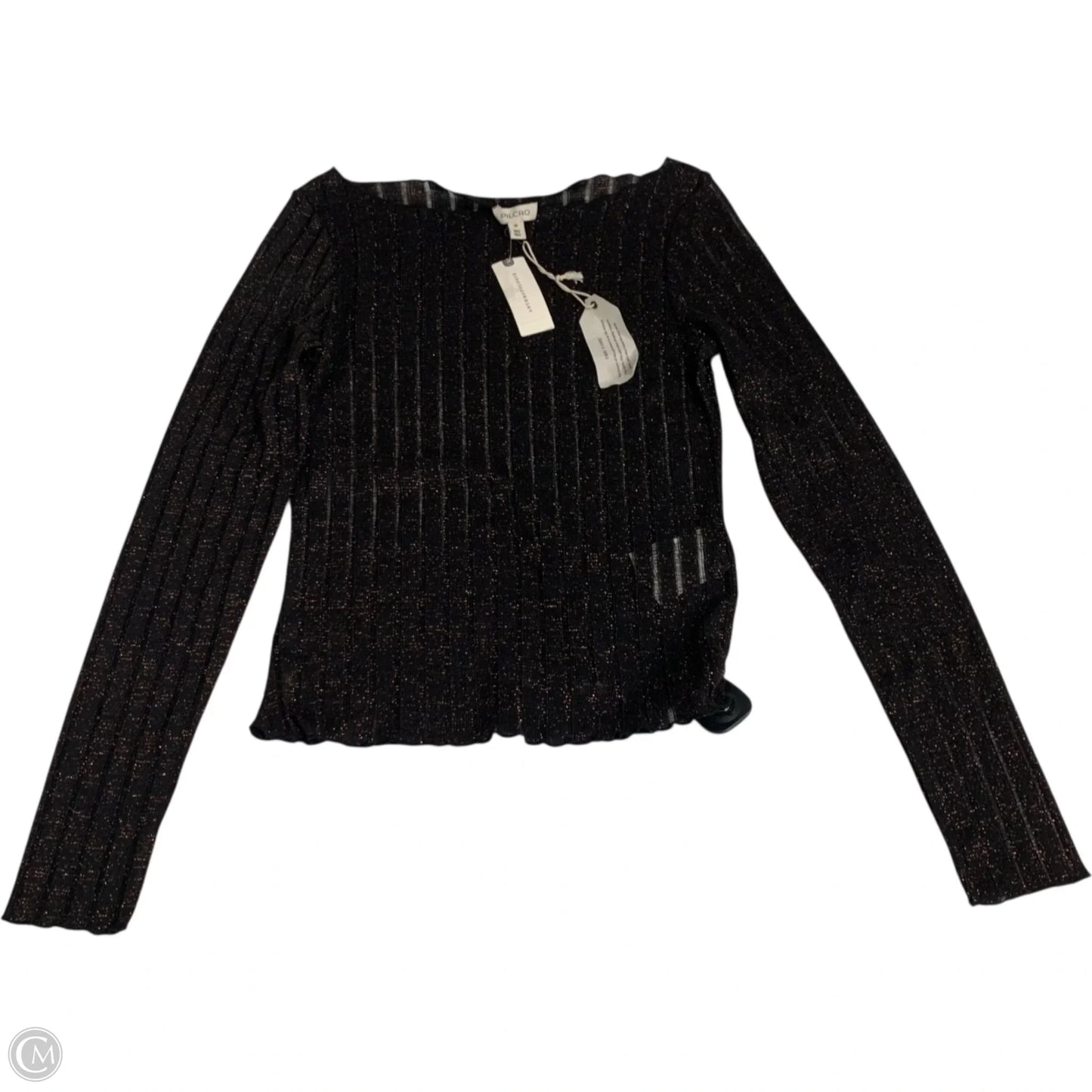 Top Long Sleeve By Pilcro In Black & Brown, Size: Xs