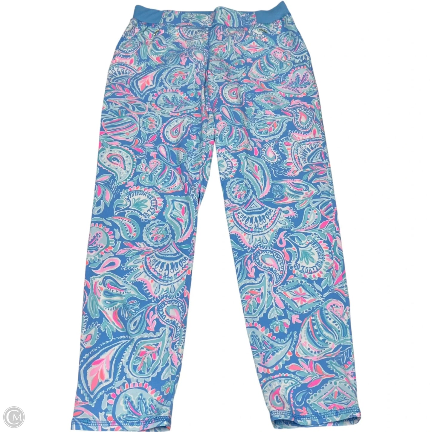 Pants Designer By Lilly Pulitzer In Blue & Pink, Size: S