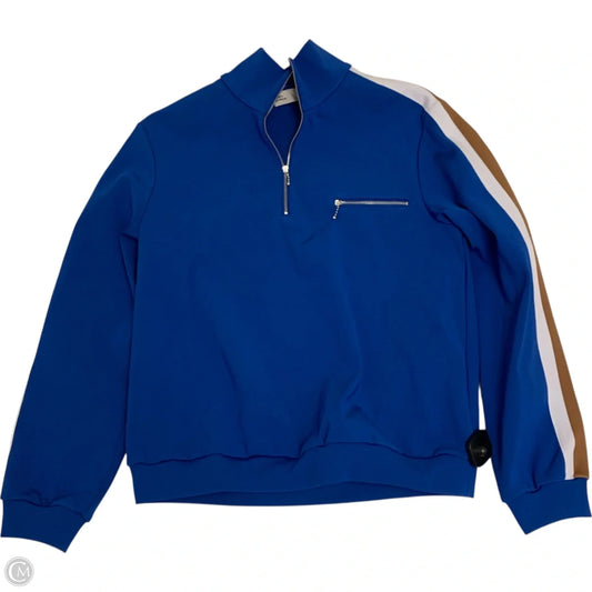 Sweatshirt Designer By Tory Burch In Blue, Size: M