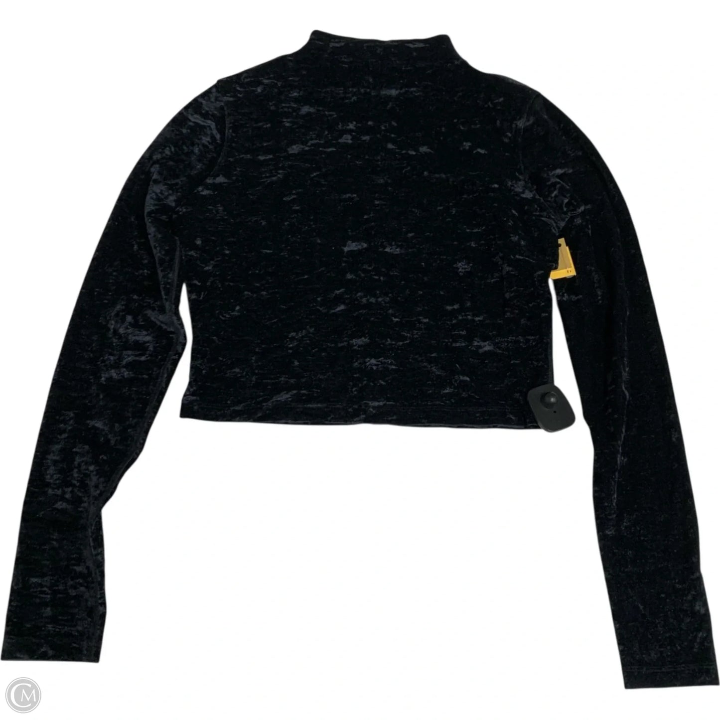 Athletic Top Long Sleeve Crewneck By Lululemon In Black, Size: M