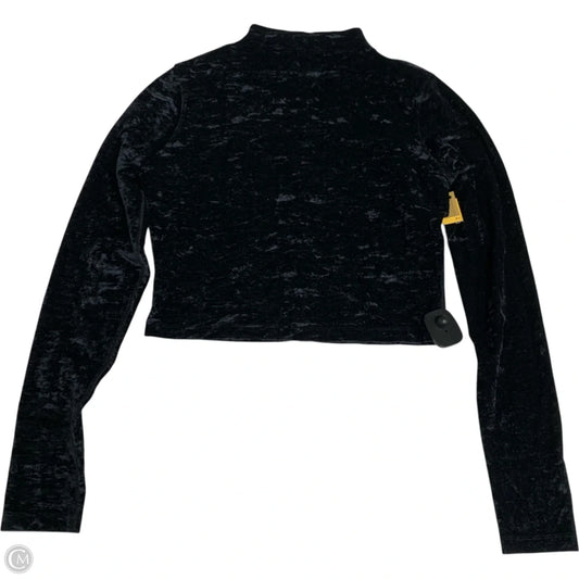 Athletic Top Long Sleeve Crewneck By Lululemon In Black, Size: M