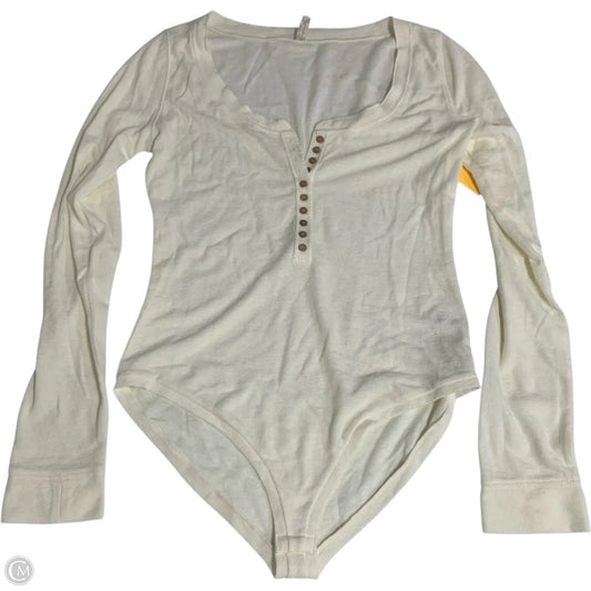Bodysuit By Free People In Cream, Size: L