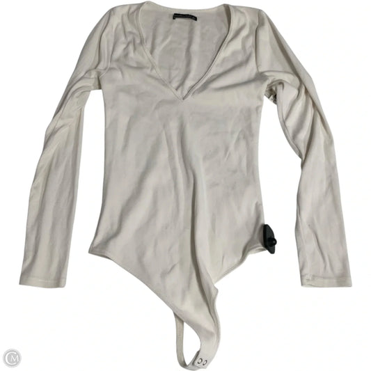 Bodysuit By Abercrombie And Fitch In White, Size: L