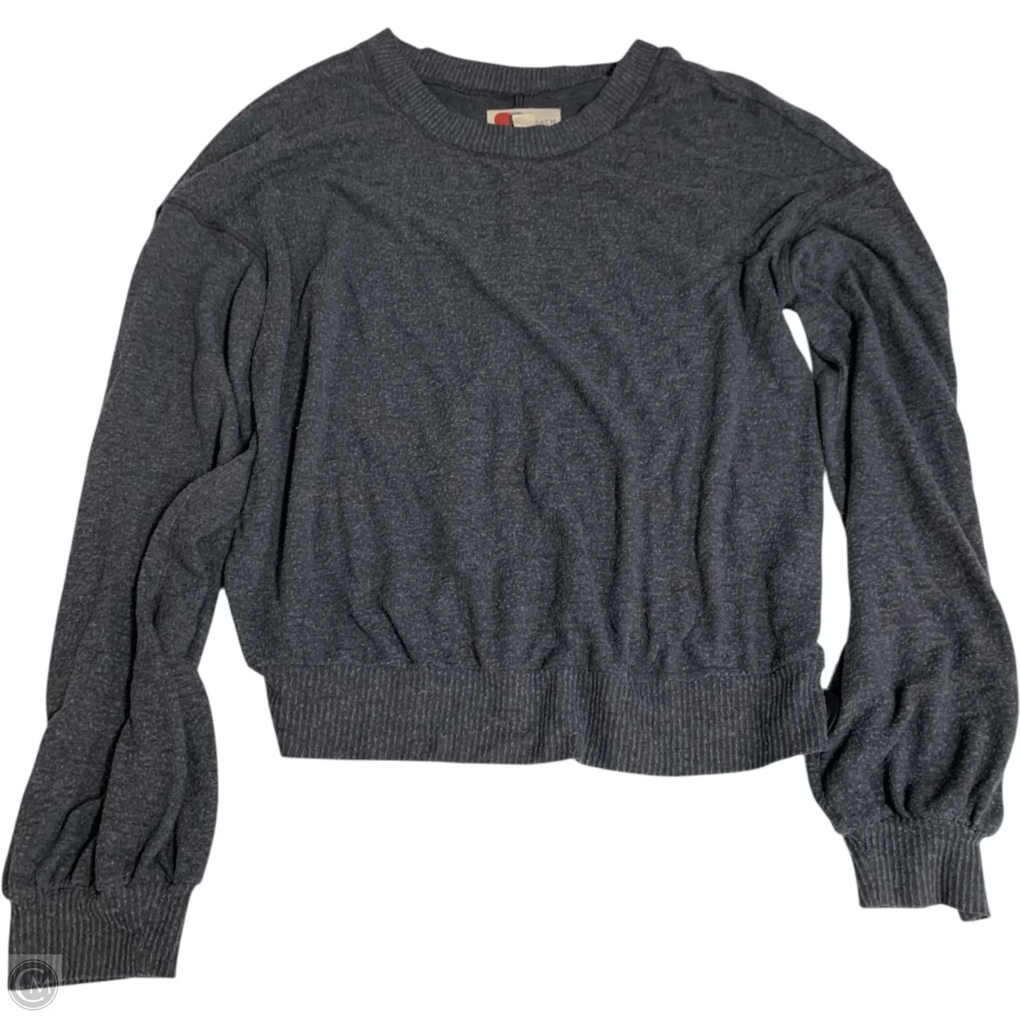 Top Long Sleeve By Free People In Grey, Size: M