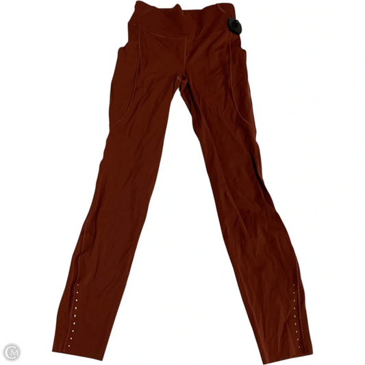 Athletic Leggings By Lululemon In Brown, Size: S