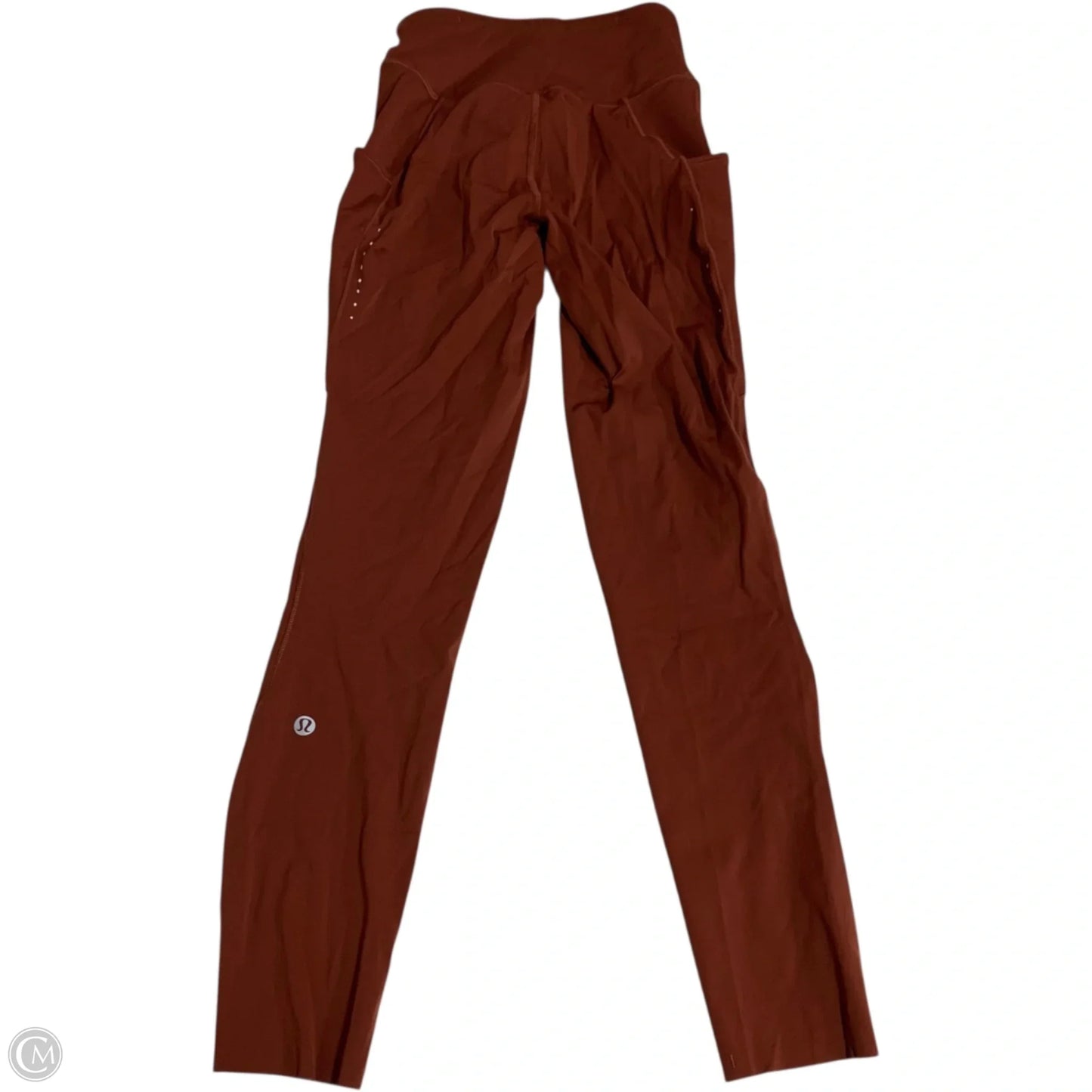 Athletic Leggings By Lululemon In Brown, Size: S