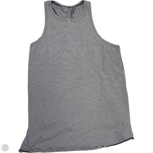 Athletic Tank Top By Lululemon In Striped Pattern, Size: S