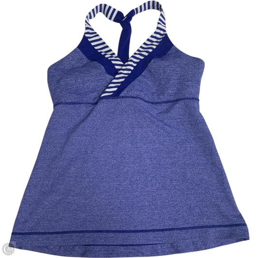 Athletic Tank Top By Lululemon In Blue, Size: M