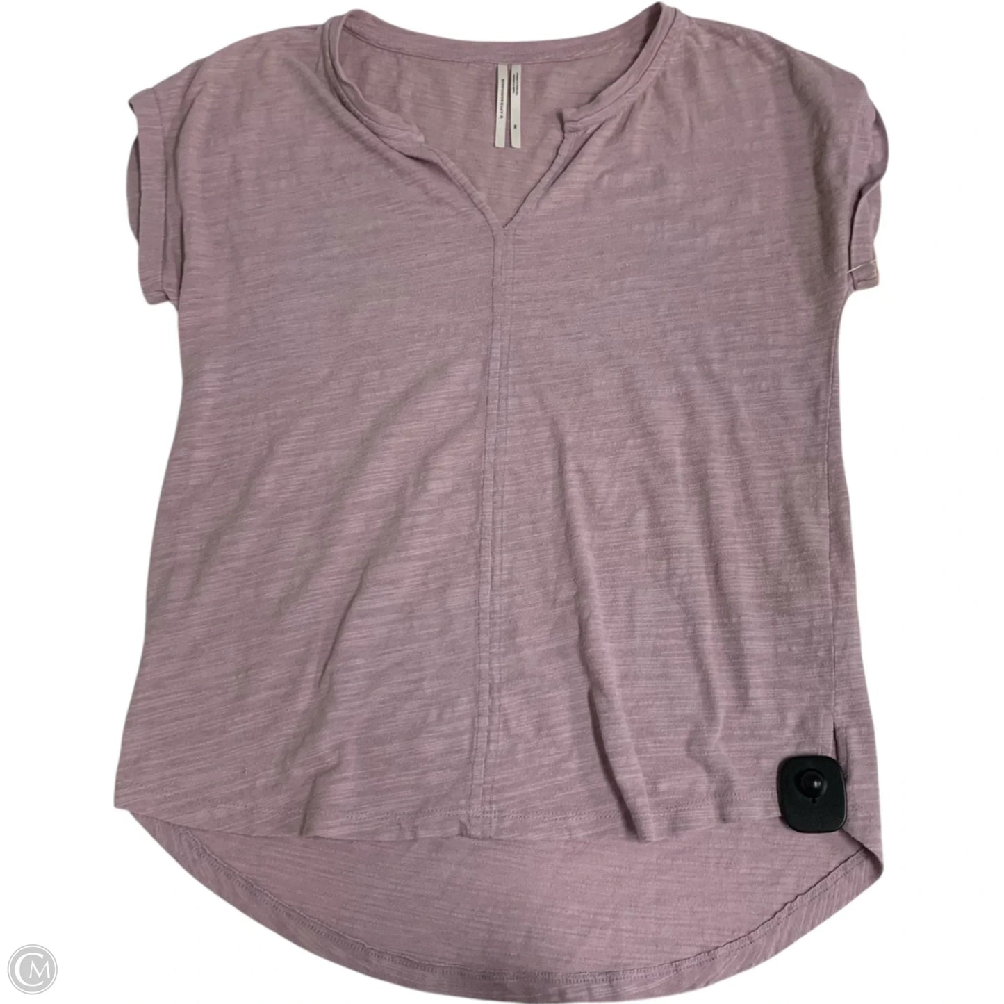 Top Short Sleeve By Anthropologie In Purple, Size: Xs