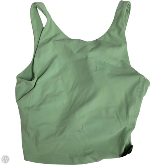Athletic Tank Top By Lululemon In Green, Size: S