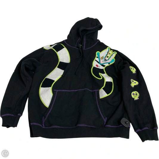 Sweatshirt Hoodie By Forever 21 In Black, Size: 1x