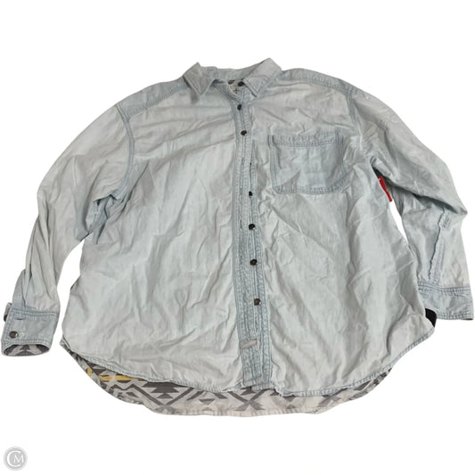 Top Long Sleeve By We The Free In Blue, Size: M