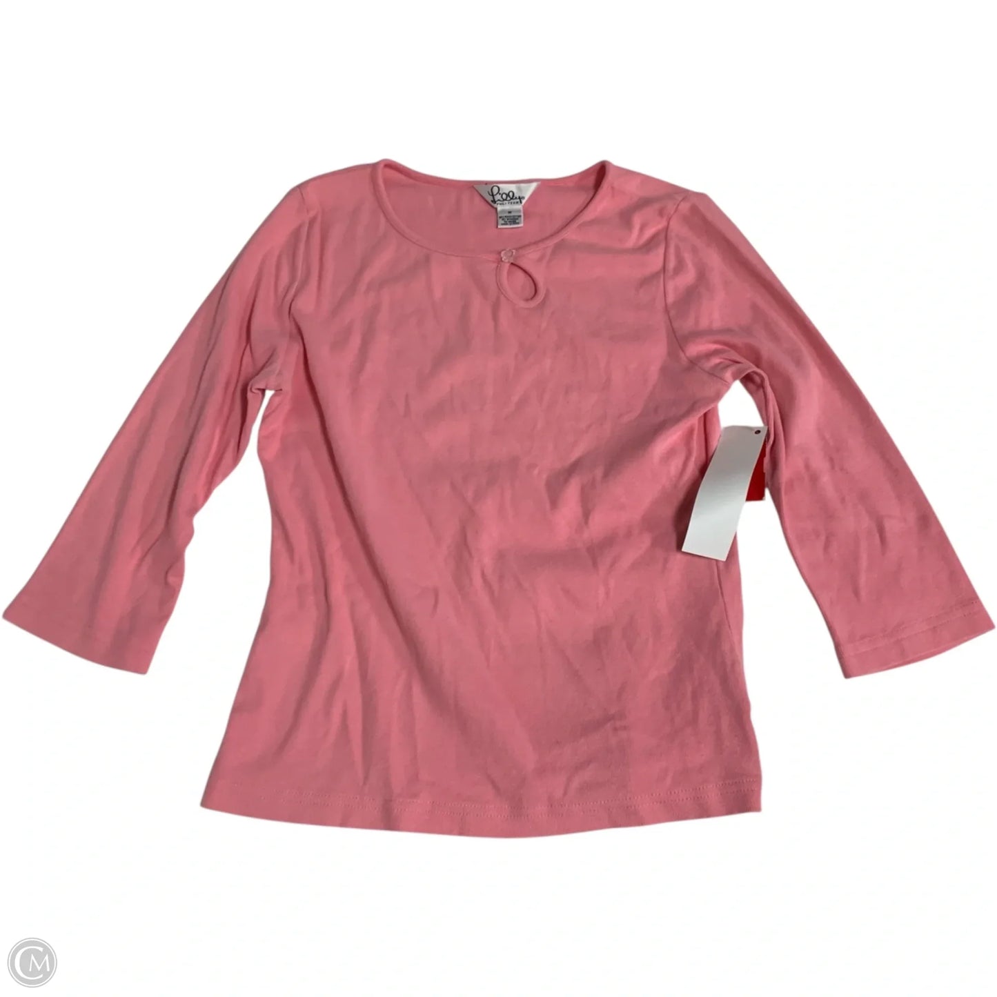 Top Long Sleeve Designer By Lilly Pulitzer In Pink, Size: M