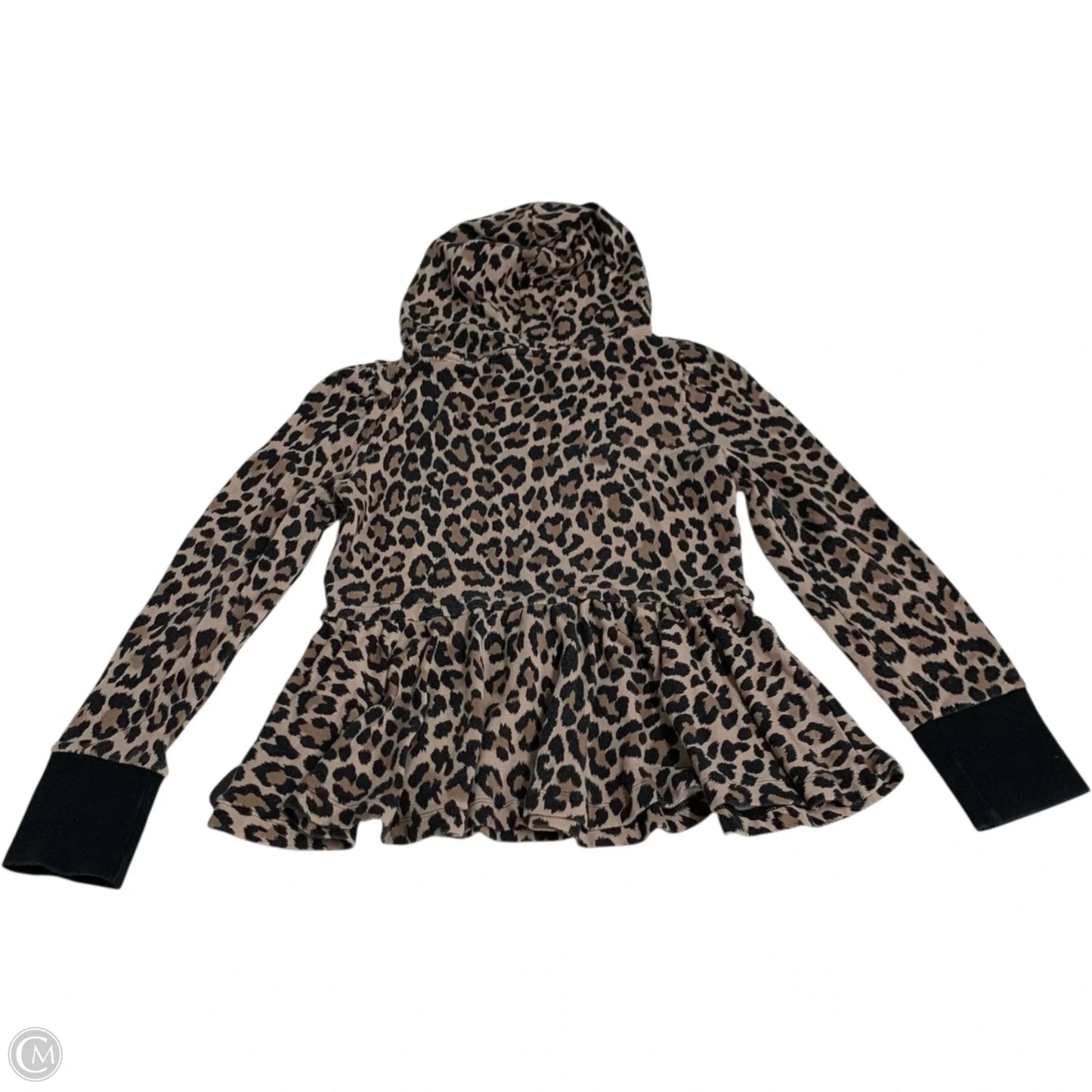 Sweatshirt Designer By Kate Spade In Animal Print, Size: S