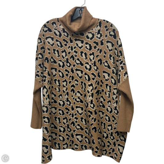 Sweater By Chicos In Animal Print, Size: S