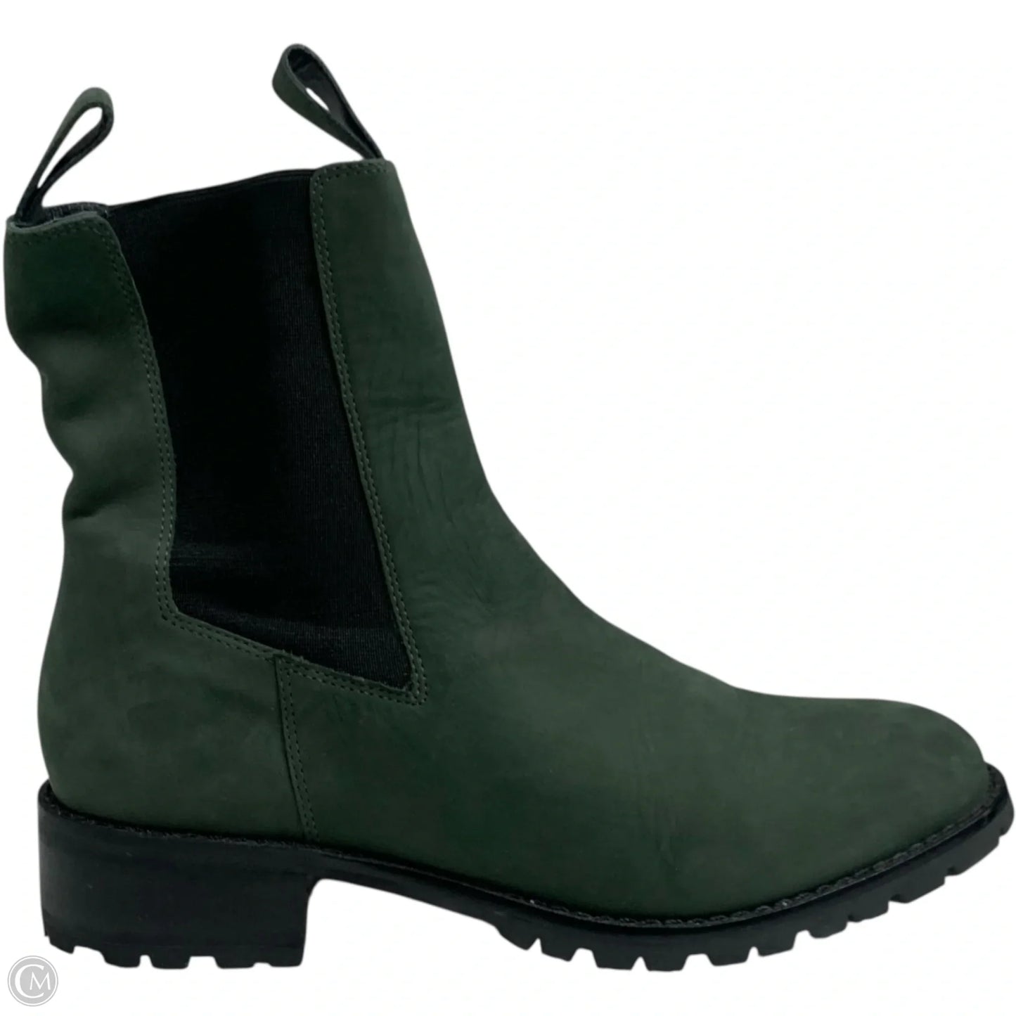 Boots Ankle Heels By Able In Green, Size: 7.5