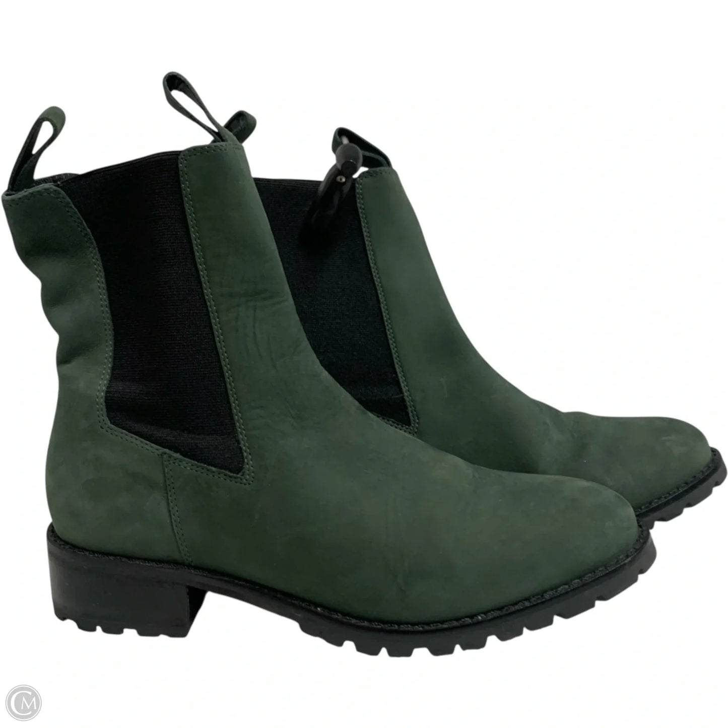 Boots Ankle Heels By Able In Green, Size: 7.5