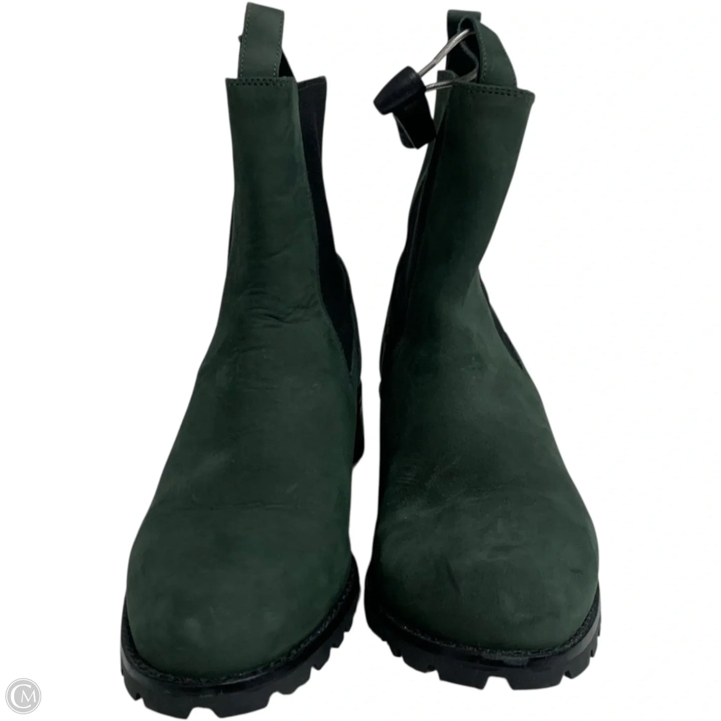 Boots Ankle Heels By Able In Green, Size: 7.5