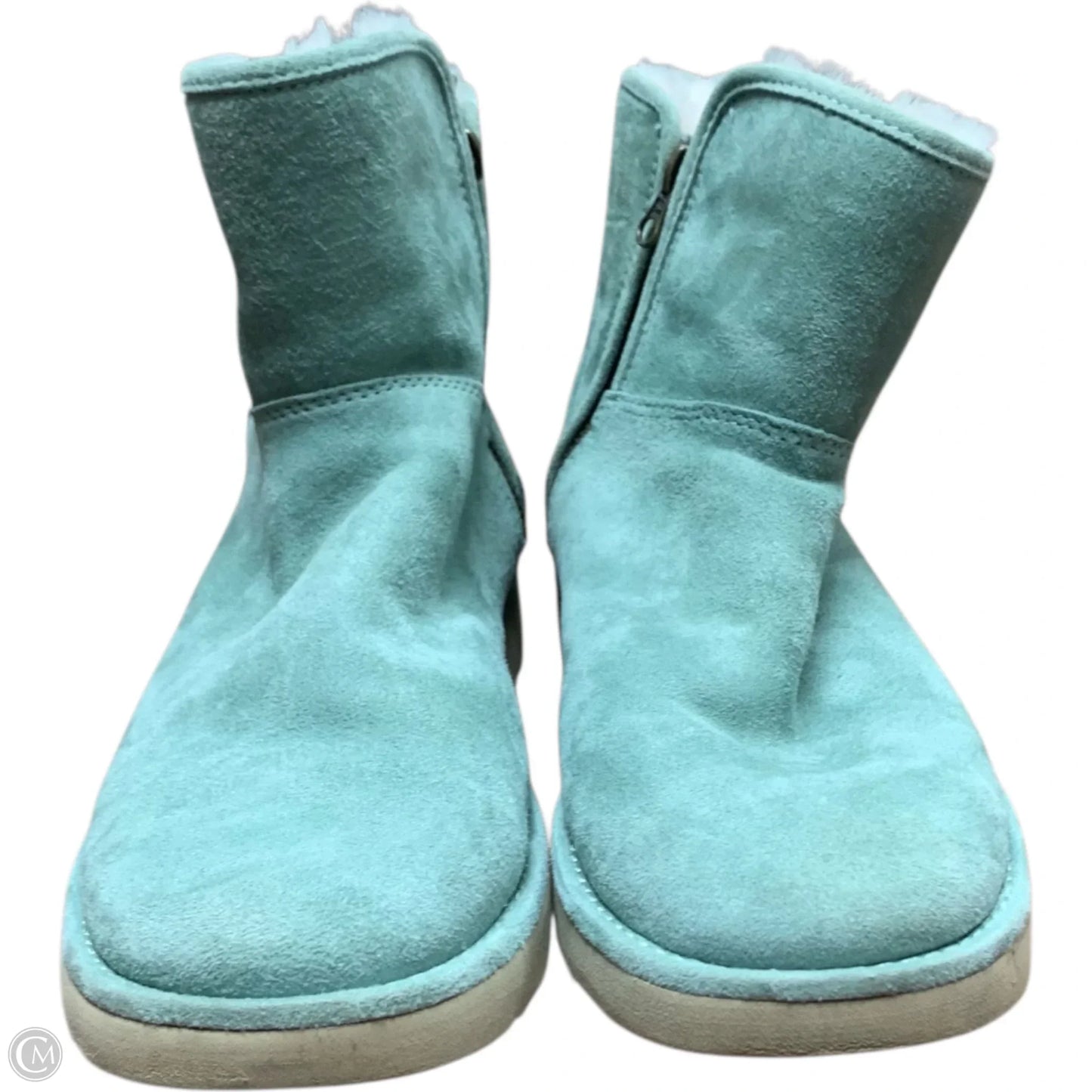 Boots Designer By Ugg In Green, Size: 9