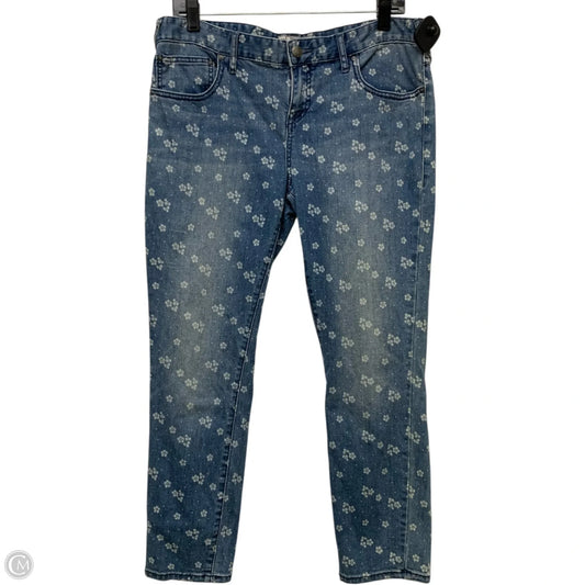 Jeans Straight By Free People In Blue Denim, Size: 12