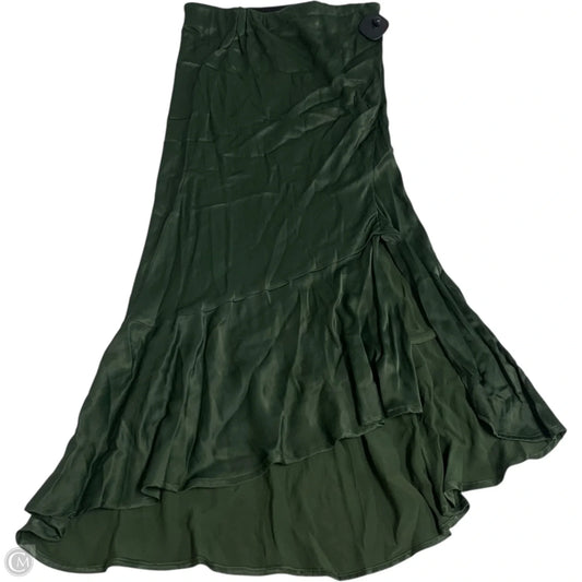 Skirt Midi By Anthropologie In Green, Size: S