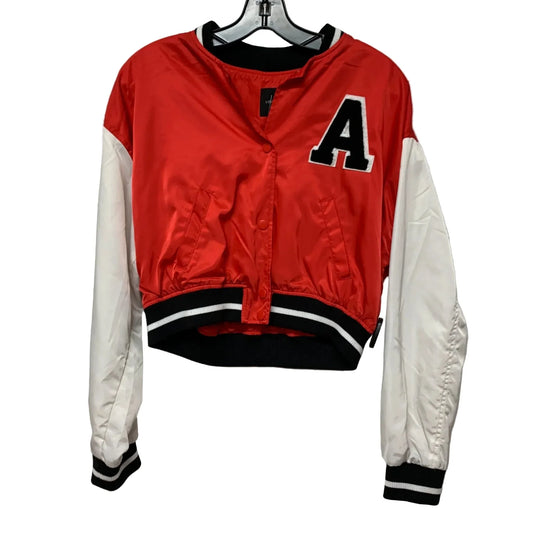Jacket Other By Love Tree In Red & White, Size: M
