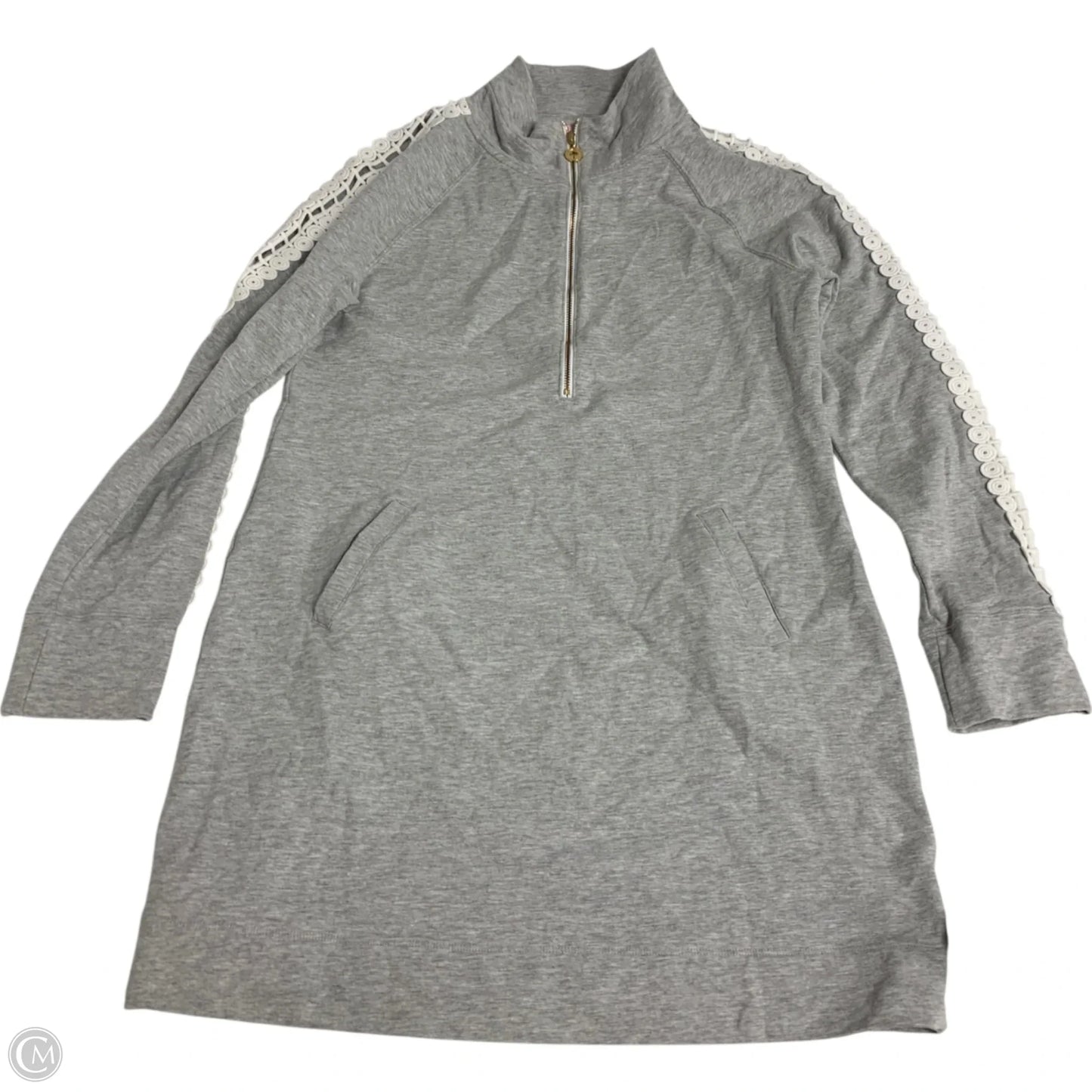 Dress Designer By Lilly Pulitzer In Grey, Size: M