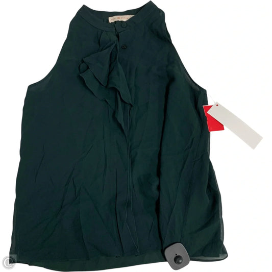Blouse Designer By Tory Burch In Green, Size: S