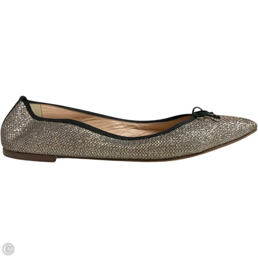 Shoes Flats By J. Crew In Gold & Silver, Size: 8.5