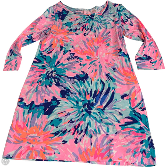 Dress Designer By Lilly Pulitzer In Blue & Pink, Size: Xl