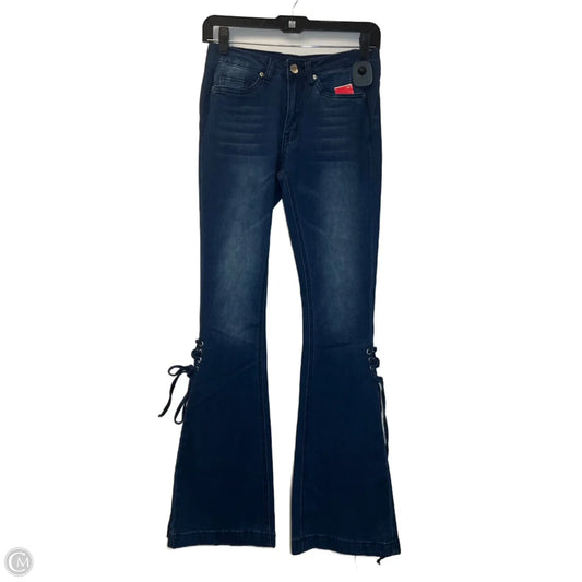 Jeans Flared By Venus In Blue Denim, Size: 2