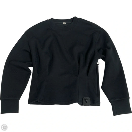 Athletic Sweatshirt Crewneck By Lululemon In Black, Size: S
