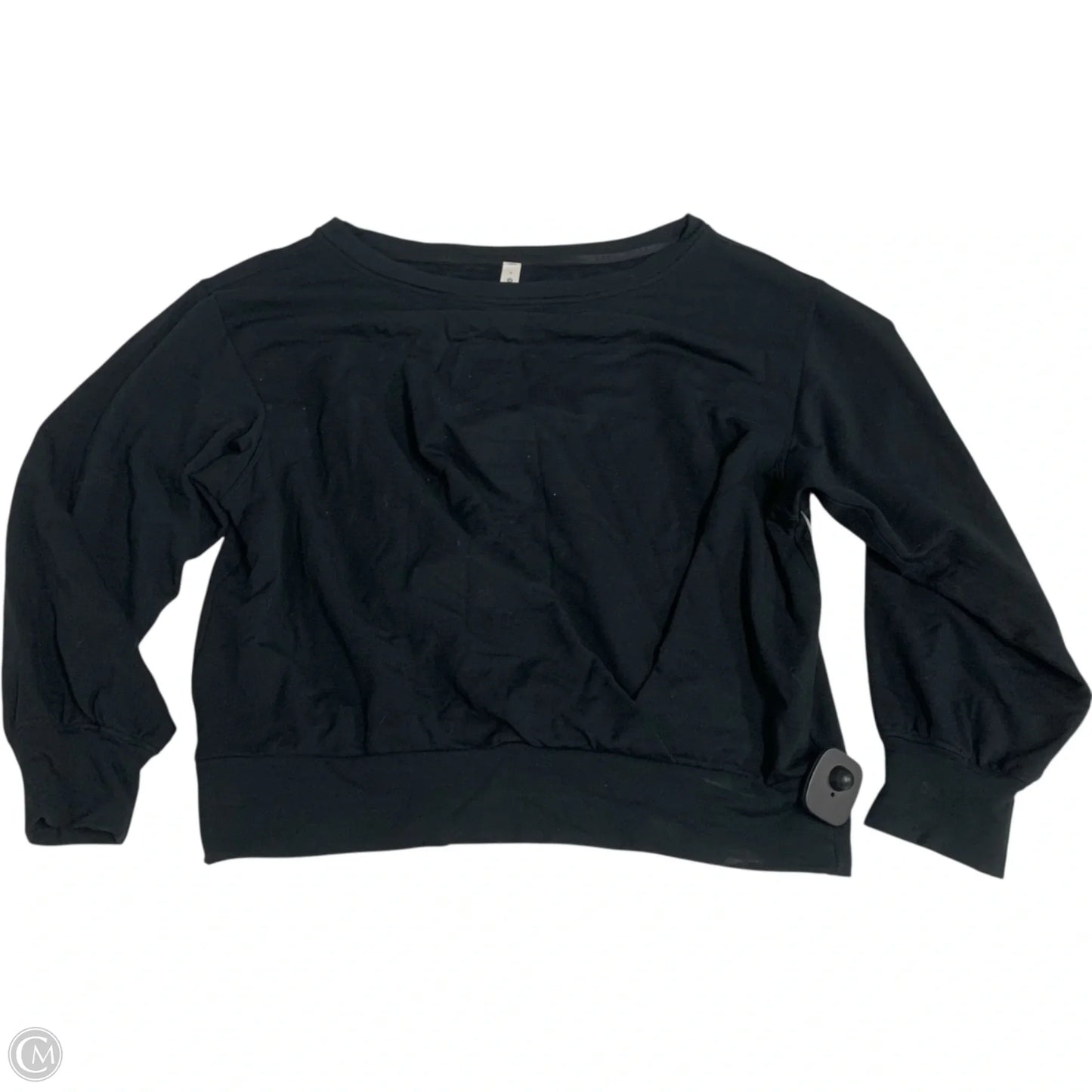 Athletic Sweatshirt Crewneck By Lululemon In Black, Size: S