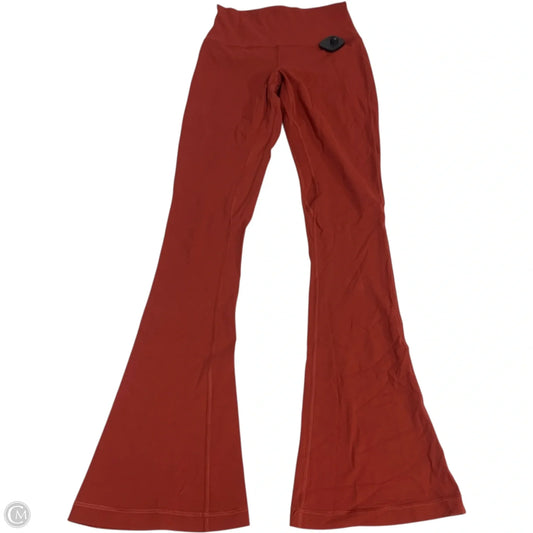 Athletic Leggings By Lululemon In Orange, Size: S