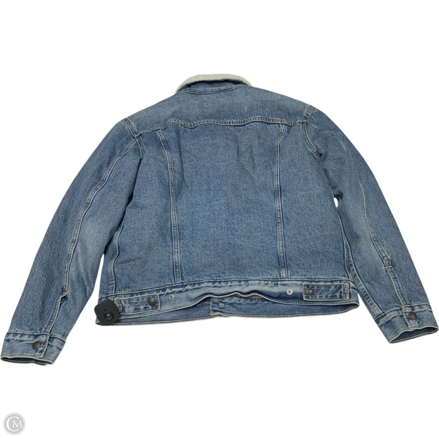 Jacket Denim By Levis In Blue Denim, Size: M
